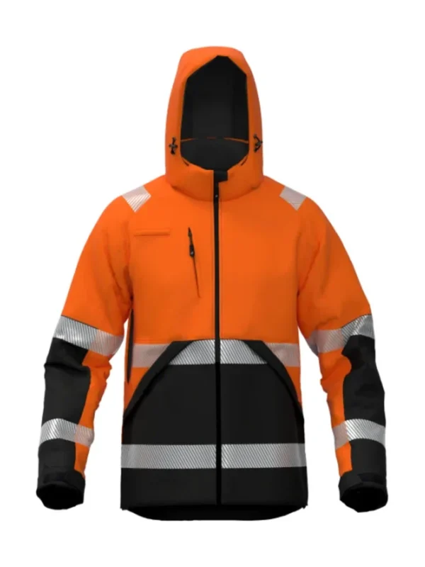 Kurtka robocza zimowa ostrzegawcza pomarańczowa Valencia Hi-Vis BoSafety