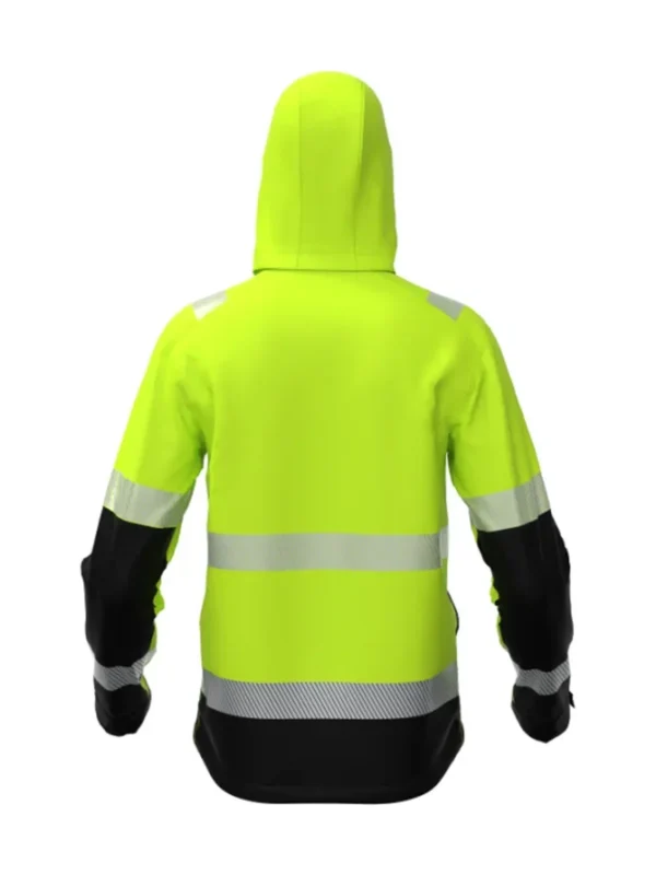 Kurtka robocza softshell ostrzegawcza Valencia Hi-Vis żółto/czarna BoSafety