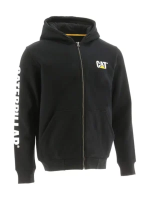 Bluza Cat z kapturem Full Zip czarna
