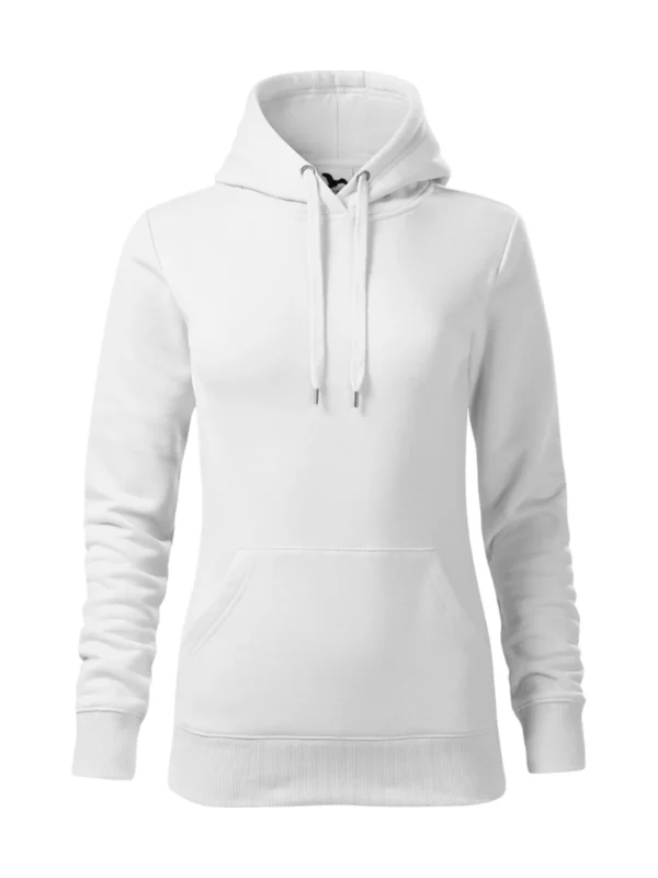 Bluza damska z kapturem Malfini Cape biała