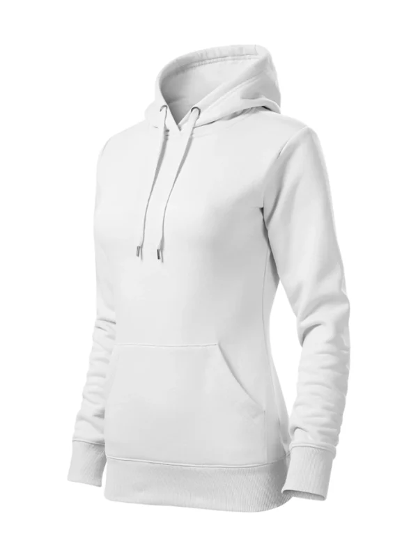 Bluza damska z kapturem Malfini Cape biała
