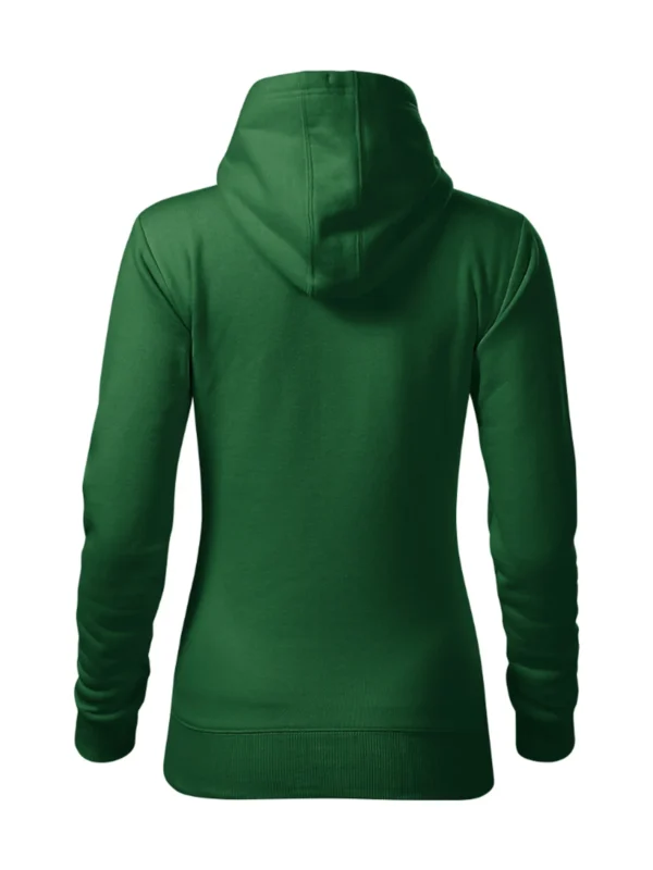 Bluza damska z kapturem Malfini Cape butelkowa zieleń