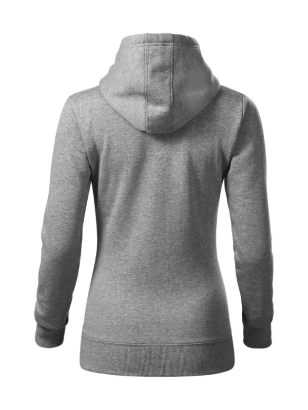 Bluza damska z kapturem Malfini Cape ciemnoszara melanż