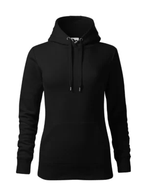 Bluza damska z kapturem Malfini Cape czarna