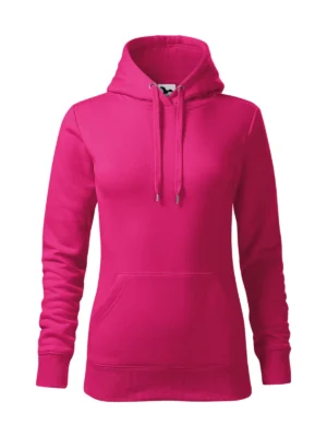 Bluza damska z kapturem Malfini Cape purpurowa
