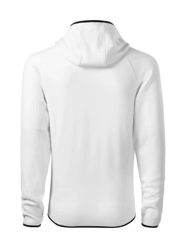 Bluza polar z kapturem elastyczna Malfini Direct biała