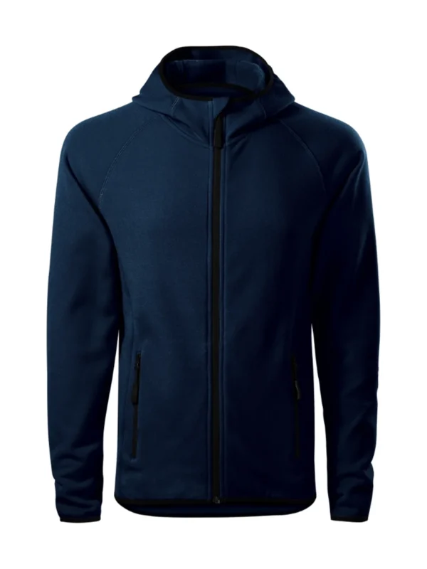 Bluza polar z kapturem elastyczna Malfini Direct granatowa