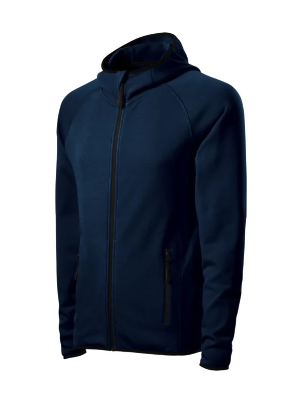 Bluza polar z kapturem elastyczna Malfini Direct granatowa