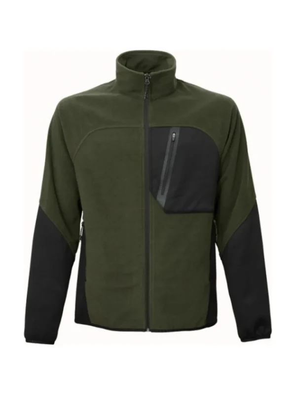 Bluza polarowa BoSafety Torino oliwkowo-czarna