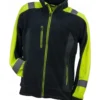 Bluza polarowa Urgent ocieplany ostrzegawczy czarny/żółty