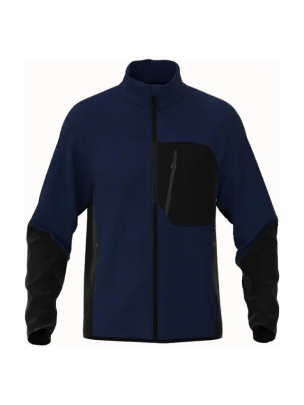 Bluza robocza hybrydowa BoSafety Hybrid granatowo-czarna