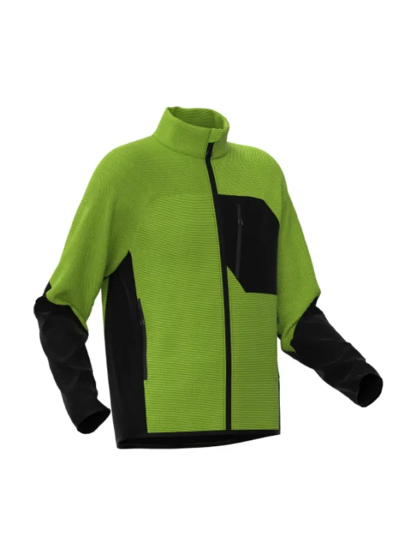 Bluza robocza hybrydowa BoSafety Hybrid zółto-czarna