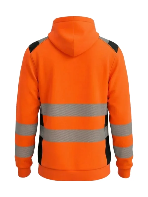 Bluza robocza ostrzegawcza BoSafety DELAVER Hi-vis Klasa 3 pomarańczowo-czarna