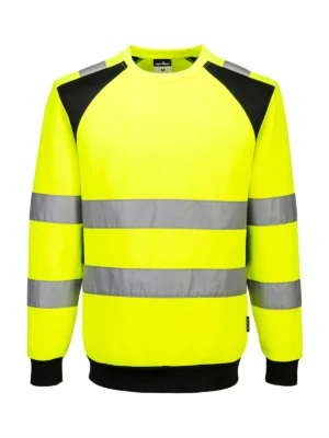 Bluza robocza ostrzegawcza z odblaskami WX2 Eco żółta Portwest CD805