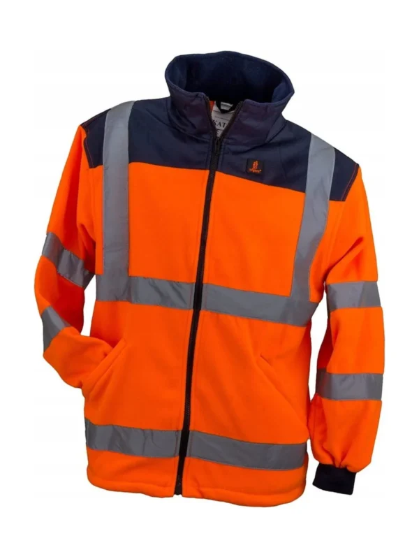 Bluza robocza polar Urgent ostrzegawcza odblaskowa pomarańczowa HSV