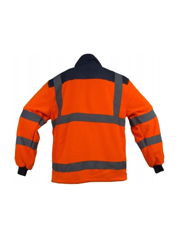 Bluza robocza polar Urgent ostrzegawcza odblaskowa pomarańczowa HSV
