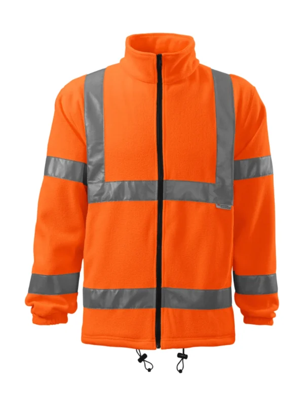 Bluza robocza polarowa ostrzegawcza Malfini HV Fleece Jacket pomarańczowa