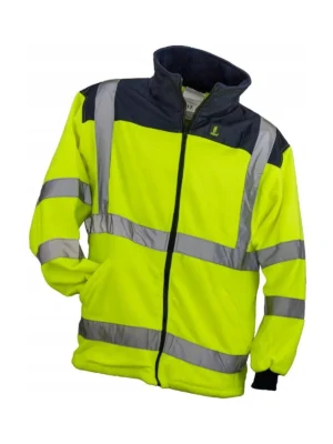 Bluza robocza Urgent polar gruby ostrzegawcza odblaskowa żółta HV