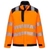 Bluza trudnopalna multiochronna Modaflame PW3 pomarańczowo-czarna EN ISO antystatyczna robocza Portwest FR722