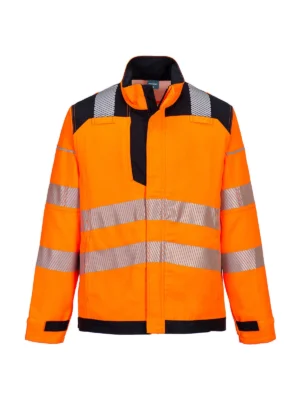 Bluza trudnopalna multiochronna Modaflame PW3 pomarańczowo-czarna EN ISO antystatyczna robocza Portwest FR722