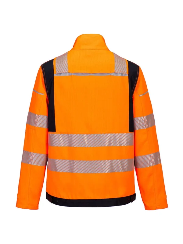 Bluza trudnopalna multiochronna Modaflame PW3 pomarańczowo-czarna EN ISO antystatyczna robocza Portwest FR722