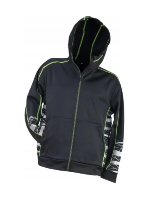 Bluza z kapturem czarna Urgent 922