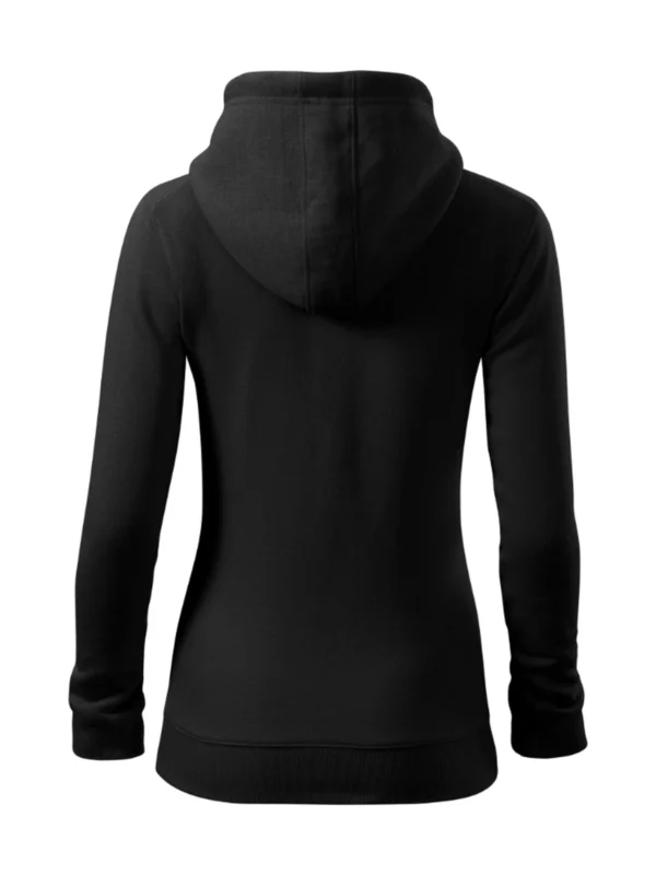 Bluza z kapturem damska Malfini Trendy Zipper czarna