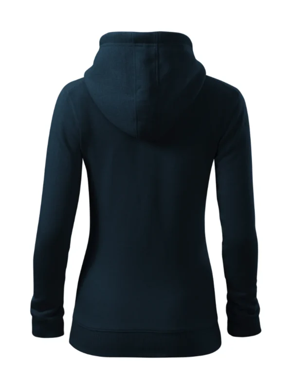 Bluza z kapturem damska Malfini Trendy Zipper granatowa