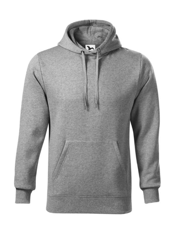 Bluza z kapturem Malfini Cape ciemnoszara melanż