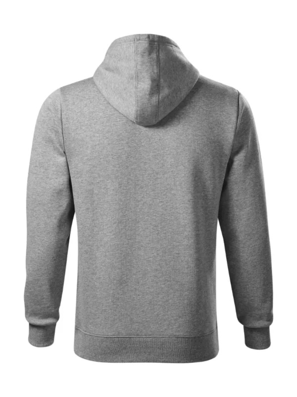 Bluza z kapturem Malfini Cape ciemnoszara melanż