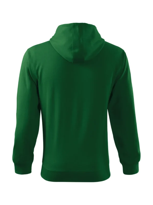 Bluza z kapturem Malfini Trendy Zipper butelkowa zieleń