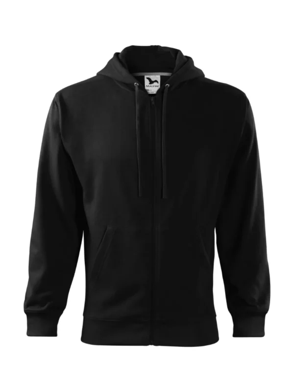 Bluza z kapturem Malfini Trendy Zipper czarna