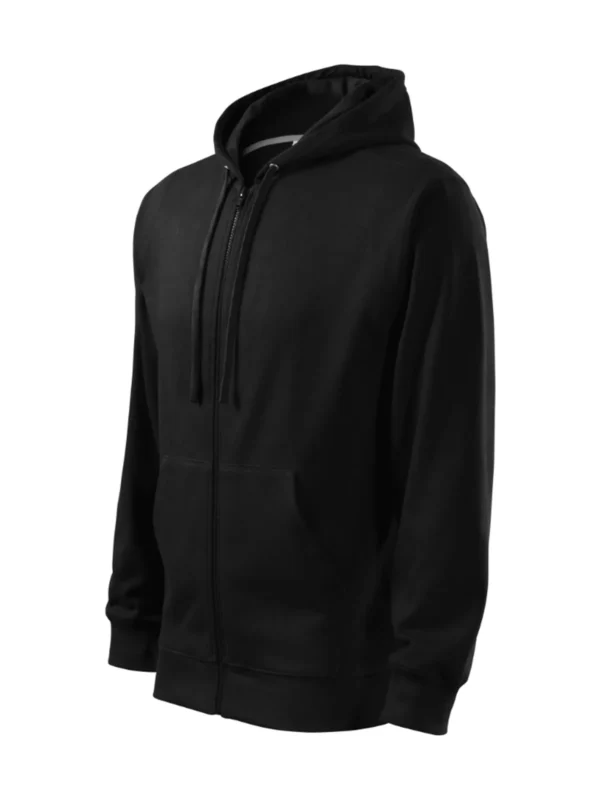 Bluza z kapturem Malfini Trendy Zipper czarna
