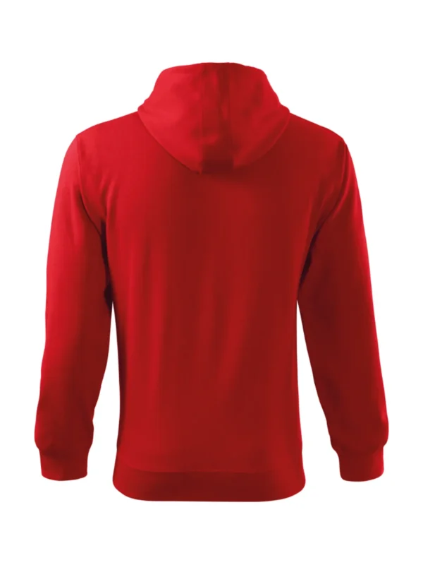 Bluza z kapturem Malfini Trendy Zipper czerwona