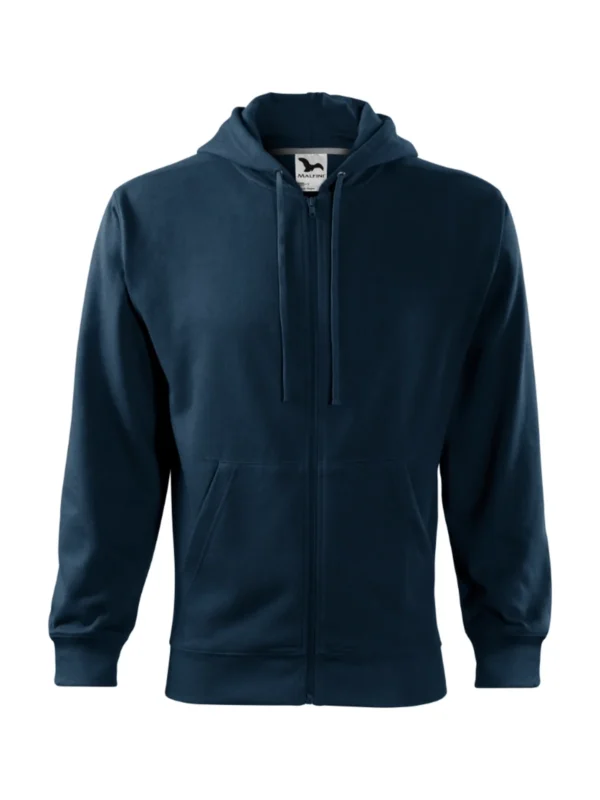 Bluza z kapturem Malfini Trendy Zipper granatowa