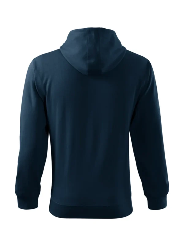 Bluza z kapturem Malfini Trendy Zipper granatowa