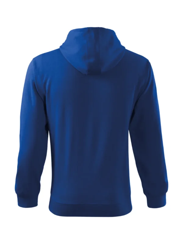 Bluza z kapturem Malfini Trendy Zipper niebieska