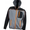 Bluza z kapturem Urgent 952 czarno/szara