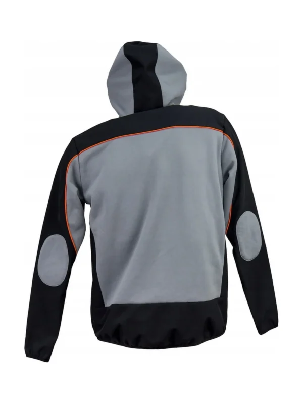 Bluza z kapturem Urgent 952 czarno/szara