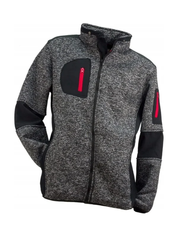 Bluza z kapturem Urgent gruba szara