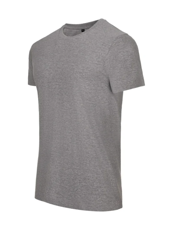 Bluzka koszulka bawełniana t-shirt Ardon szary melanż