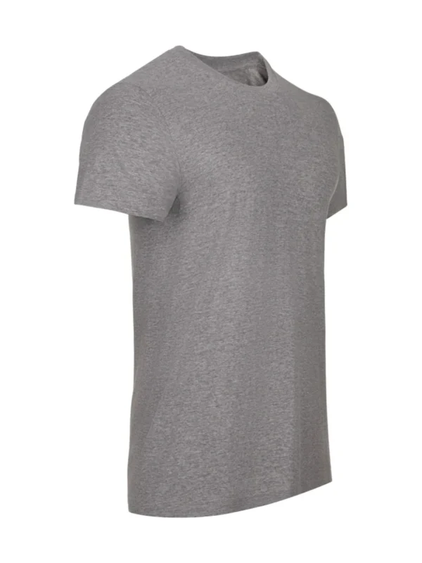 Bluzka koszulka bawełniana t-shirt Ardon szary melanż