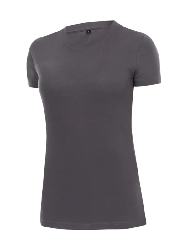 Bluzka koszulka damska bawełniana t-shirt Ardon Lima antracytowa