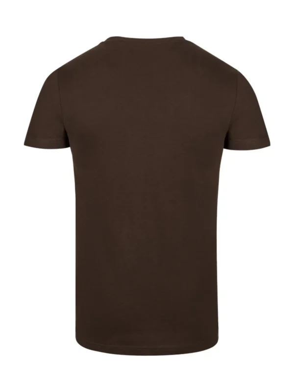 Bluzka koszulka t-shirt bawełna czesana Ardon Trendy brązowa