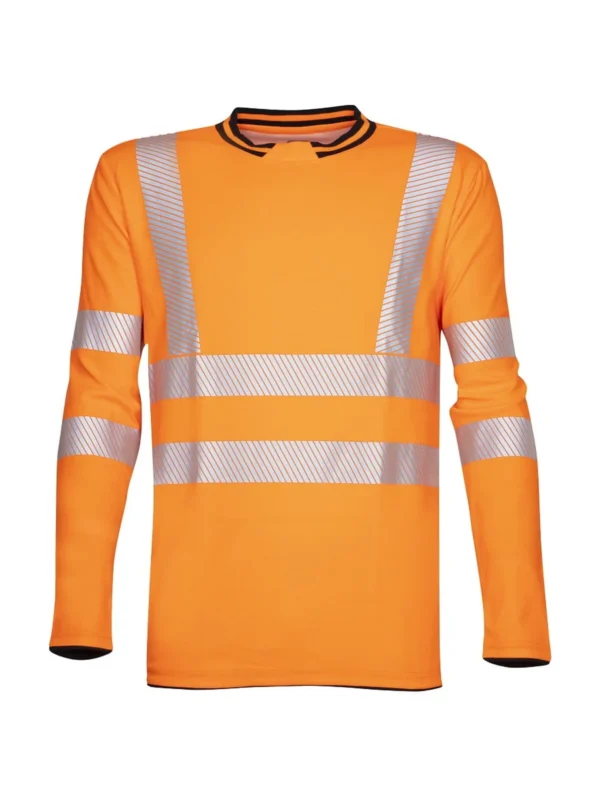 Bluzka z długim rękawem ostrzegawcza ARDON® Signal HiViz, pomarańczowa