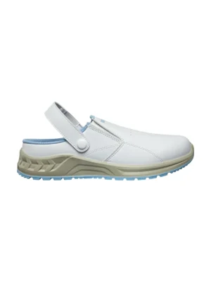 Buty robocze klapki Bennon WHITE OB Slipper