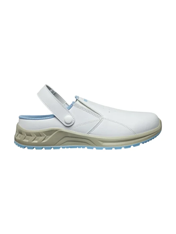 Buty robocze klapki Bennon WHITE OB Slipper
