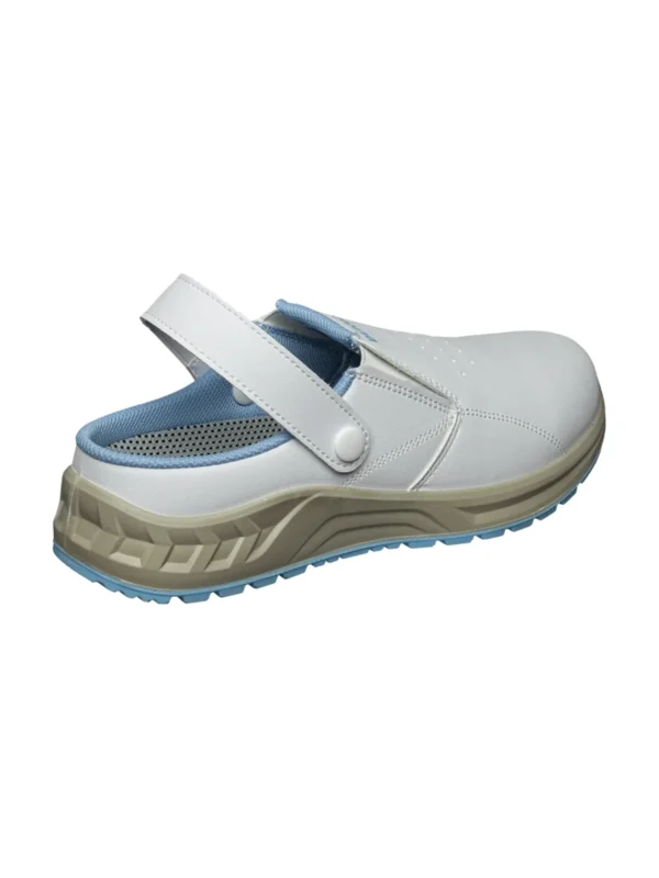 Buty robocze klapki Bennon WHITE OB Slipper
