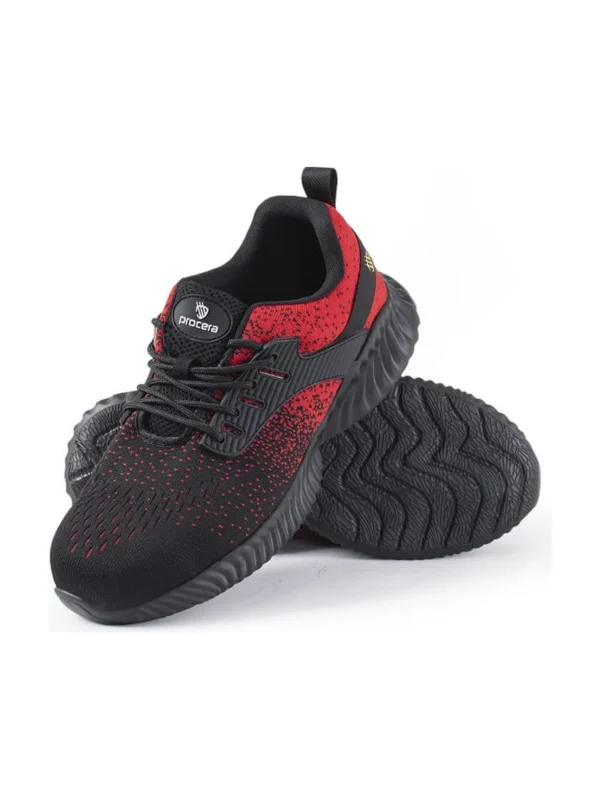 Buty robocze lekkie Procera Texo-fly czerwone S1