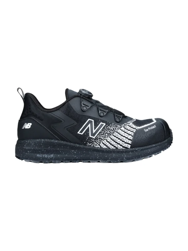 Buty robocze New Balance Speedware Boa S1 P SRC zapięcie boa spin, czarno-białe #Premium